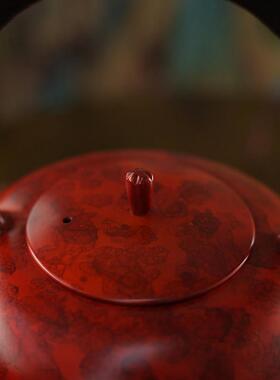 朱炳仁铜 元宝壶茶器功夫茶具泡茶壶办公室黑晶炉茶壶煮水