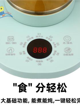养生壶家用电水壶 办公室小型玻璃煮茶壶花茶壶果茶壶包胶壶