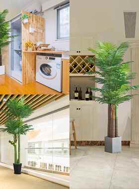 大型椰子树仿真植物客厅盆栽落地花装饰假树室内外绿植棕榈树葵树