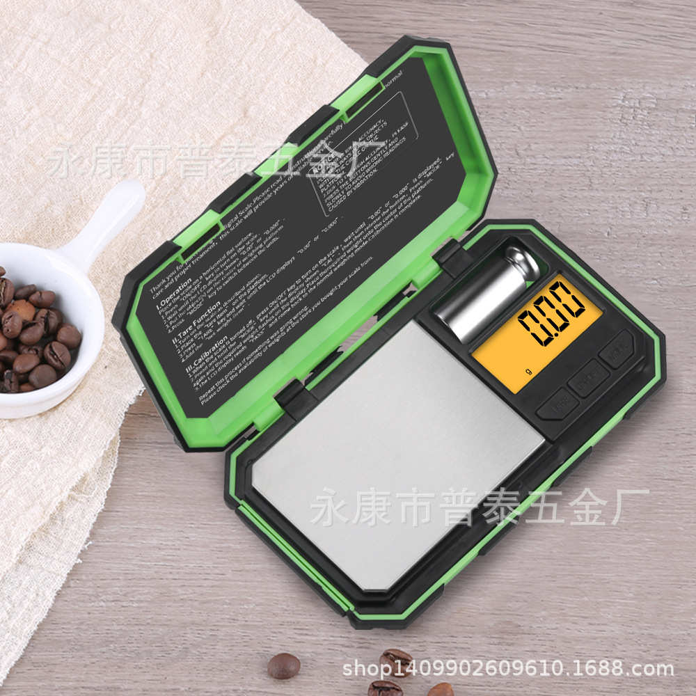 2023新高精度电子秤克拉秤0.01电子秤手掌称克称工具盒珠宝秤 - 图1