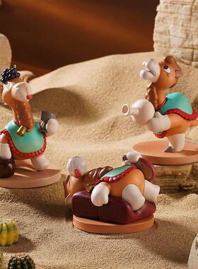 西安文创博物馆丝绸之路驼铃传奇模型摆件敦煌西域国潮旅游礼物