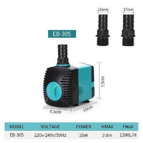 3W-60W 220L H-3000L Quiet High-lift Submersible Water Fish - 图3
