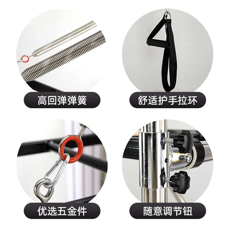 普拉提五件套瑜伽馆健身器材瑜伽枫木核心床普拉提大器械瑜伽私教 - 图0