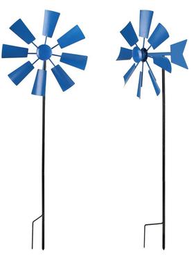 景观工艺品旋转风车 田园插件庭院户外花园公园装饰金属工艺摆件