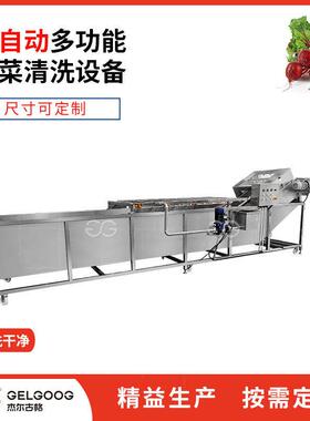 2024大型全自动蔬菜清洗机 304不锈钢净菜清洗设备