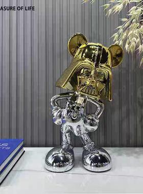 网红爆款公桌骷髅头级感电视柜摆件创意客厅酒柜装饰品摆件