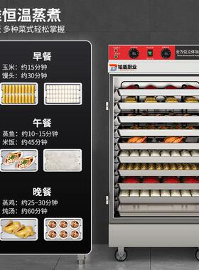 BD-006设铂盾燃商用电蒸箱大容气量食堂自动蒸饭柜蒸包机备