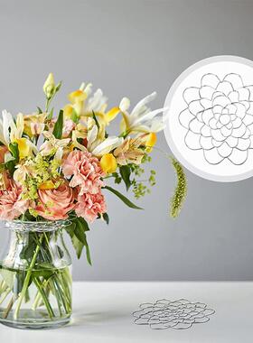 活锈动网直供金属款格插辅花助器金属0168608网红爆款铁丝可折叠