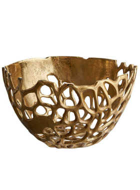 现代简约轻奢金属镂空果盘摆件样板房售楼处家居软装饰品高级感