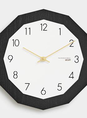 w款ozom免打孔尚静音钟表挂钟客厅o家用时2MAM021026新墙面装饰品