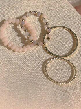 Fashion 4 piece ring rings women set girl4件套指环女 戒指