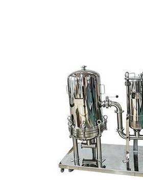304 不锈钢双联过滤器 工业级精密液体过滤机组 支持定制尺寸材质
