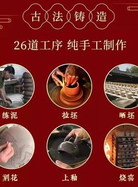 带盖陶瓷聚宝盆招财摆件家用办公客厅玄关招财进宝乔迁开业装饰品