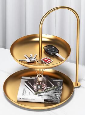 玄关放钥匙托 托盘进门门口鞋柜置物架轻奢摆件家居饰品神器装饰