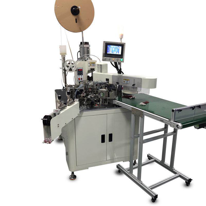 Single-ended plastic shell terminal machine, automatic vibrating plate feeding and terminal machine, shell crimping wire equipment, intelligent