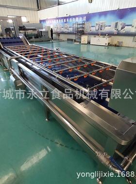 全自动玉米粒清洗设备 甜玉米清洗流水线 糯玉米压去杂清洗机