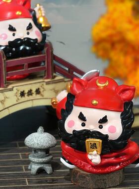 钟馗职场解压办公室装饰摆件桌面小摆件工位情绪稳定神器创意礼物