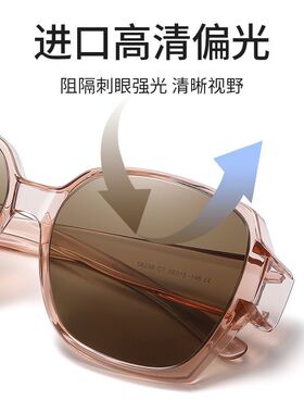 近视夜视镜夜间开车驾驶专用男士防炫光偏光夹片骑行防远光灯