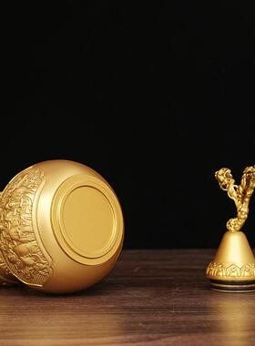 黄铜九龟葫芦件可开LZC口摆医家葫芦用办公室桌面装饰品八宝龟天