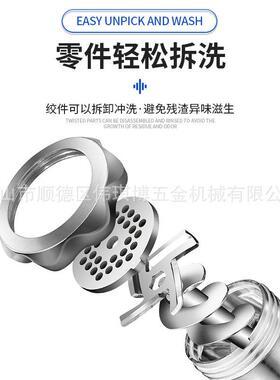 伟基业商用不锈钢绞肉机碎肉碎菜多功能搅肉馅灌肠一机多用绞肉机
