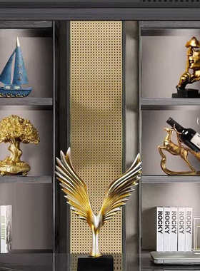 现代轻奢客厅酒柜创意摆件家居柜子办公室上档次工艺品装饰品