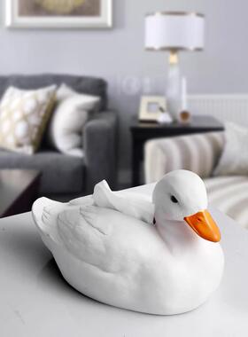 创网装红维尔柯鸭子纸巾盒饰品WTR摆家用客厅茶几抽取式卫生纸收