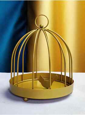 厂家直销创意圆形鸟笼蚊香架檀香炉可分离式蚊香接灰托盘家居摆件