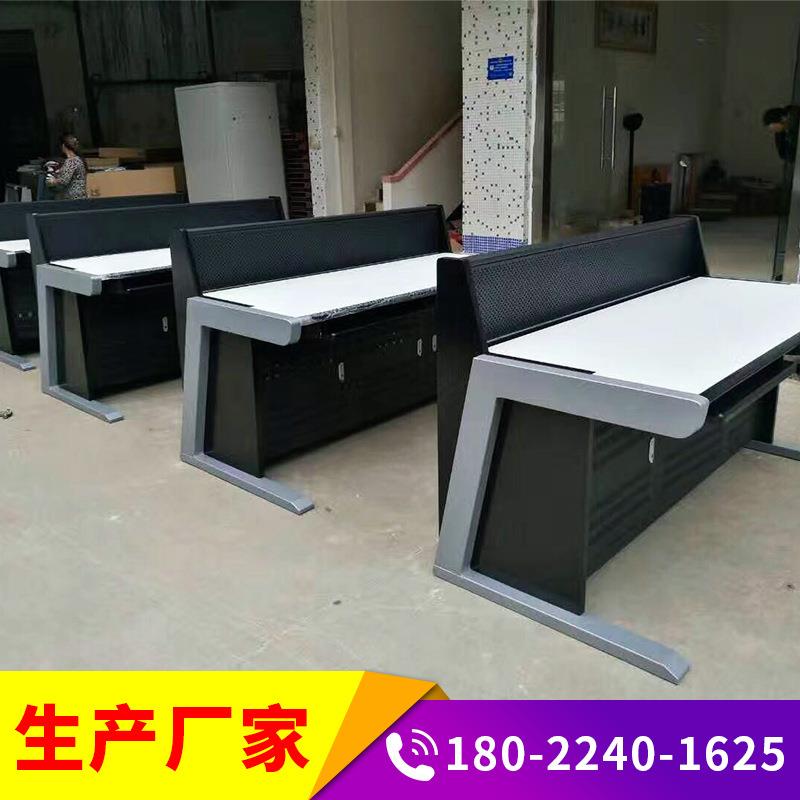 Guangzhou security monitoring equipment console manufacturer direct supply command center dispatching work console plane triple