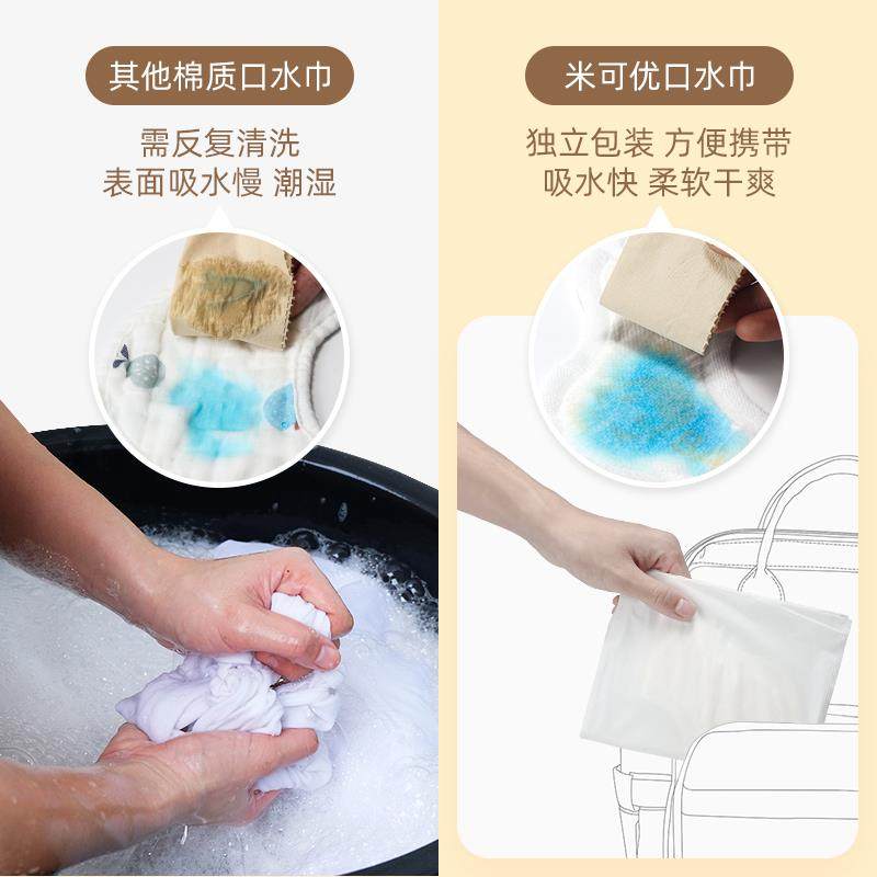 一次性口水巾婴儿棉防水速干宝宝围嘴新生儿防吐奶围脖垫巾非纯围,淘宝优惠券,粉丝福利购,淘宝优惠卷