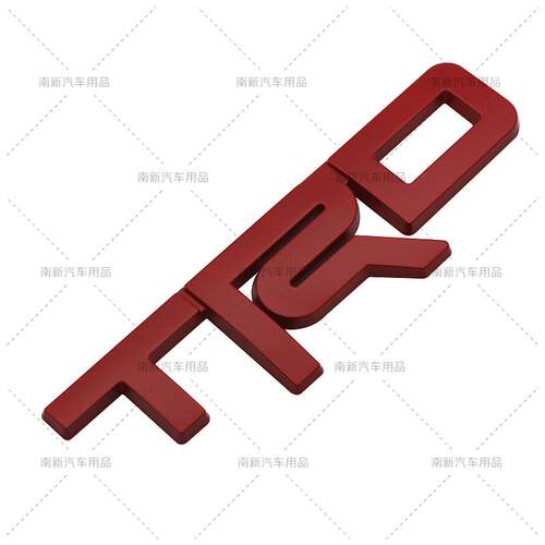 新款直销新款金属TRD金属贴 改装车身 个性后备箱尾标贴 - 图1