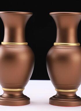 台湾纯铜佛具用品套装家用供具整装佛堂供灯花瓶香炉供盘佛前摆件