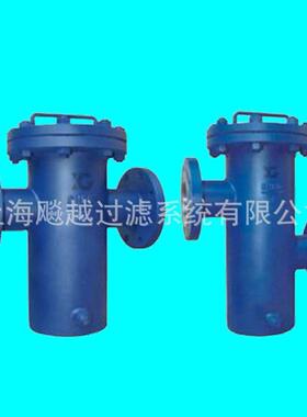 304不锈钢蓝式过滤器衬四氟篮式过滤器管道前置过滤器滤芯