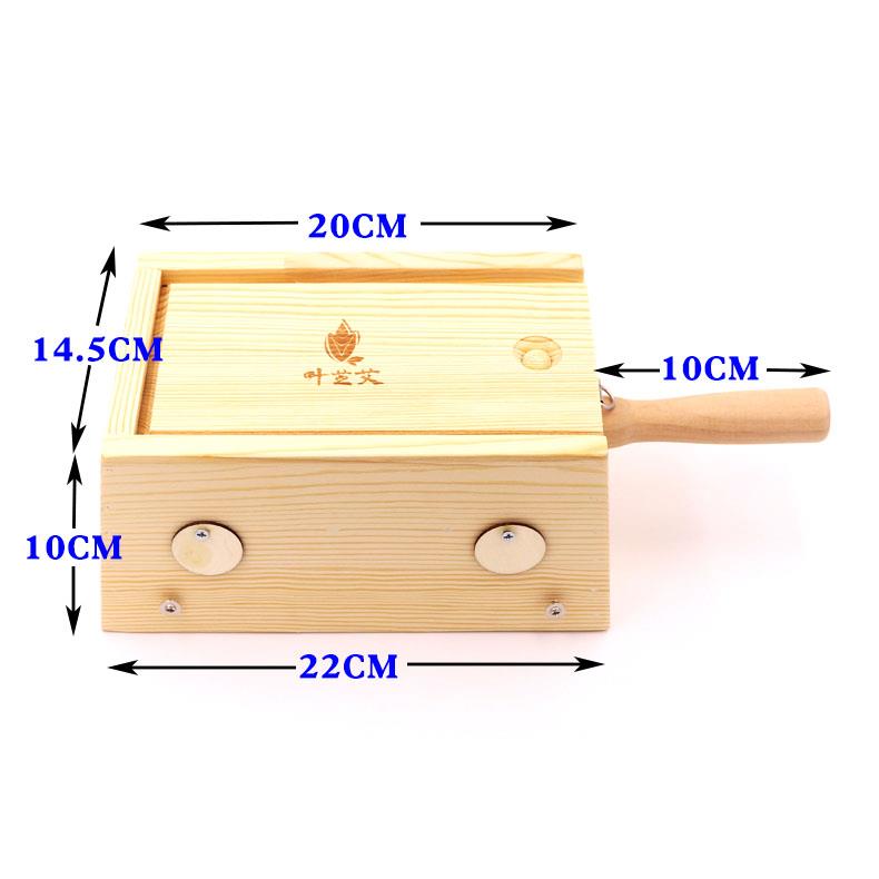 六柱实木制艾灸盒腰部腹部宫寒全身通用六孔家用随身灸艾条柱仪器 - 图3