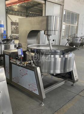 油茶面炒锅食品厂元宵馅料行星搅拌炒锅全自动行星搅拌炒料机器