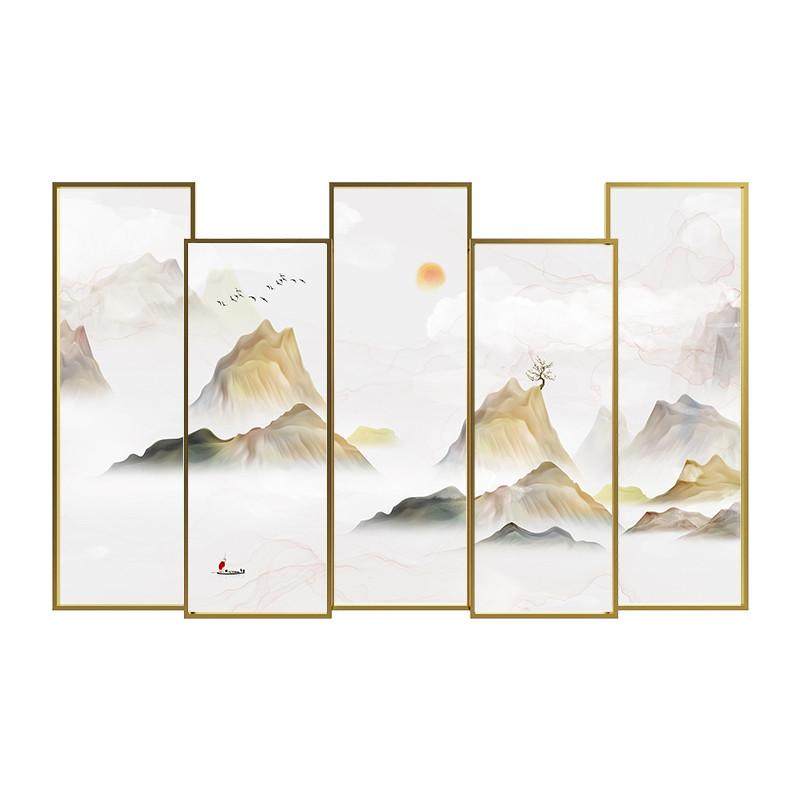 新款简约铝合金边框屏风 轻奢屏风客厅入户玄关铝合金屏风隔断,淘宝优惠券,粉丝福利购,淘宝优惠卷