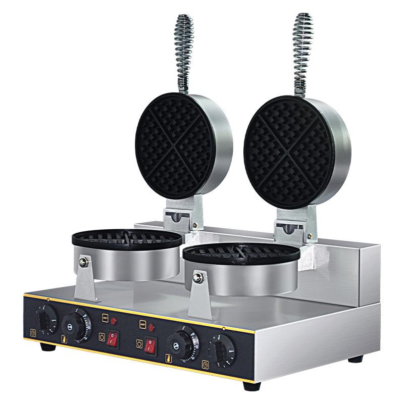 DSCJ Dingsheng double-head waffle machine, waffle machine, commercial waffle oven, baking pan, electric pancake machine, FY-2