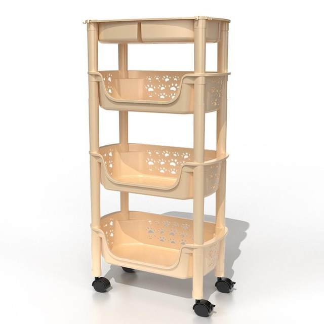 Hanshi Liujia kitchen storage rack floor-standing multi-layer fruit and vegetable rack supplies vegetable basket storage rack