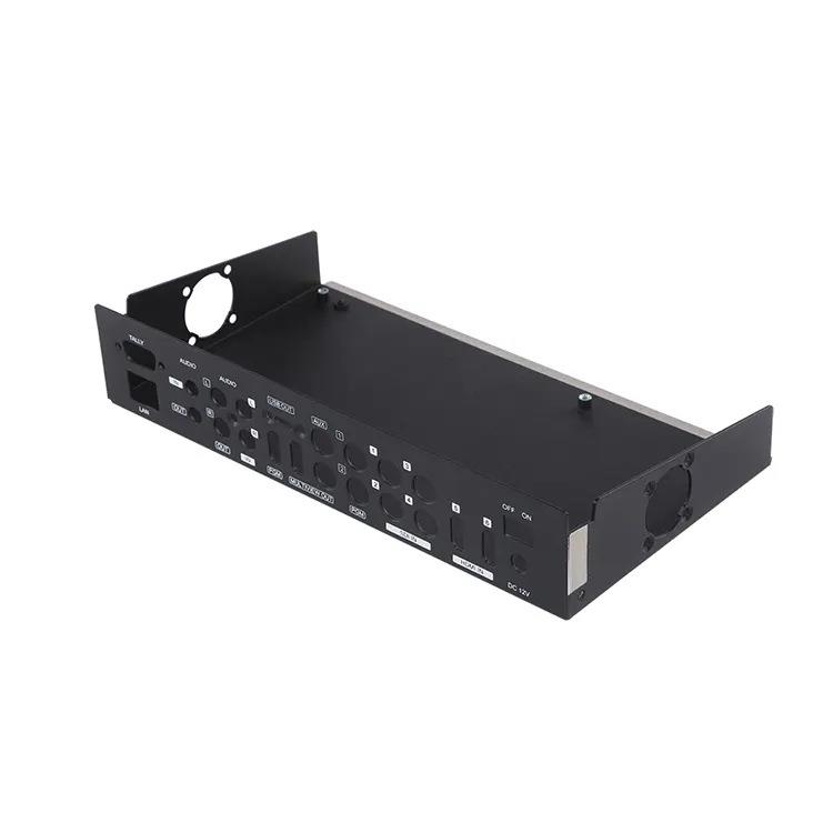 Guangdong sheet metal manufacturer stamps home appliance case casing, car metal speaker mesh, sheet metal parts production