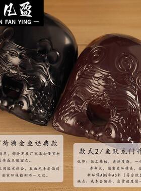 敲敲小木鱼树脂木鱼解压神器上班族办公室静心敲打乐器非实木摆件