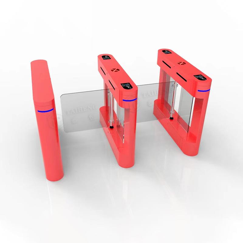 Swing gate for pedestrian passage in school community, one-card attendance access control system, smart campus scenic spot, factory small swing gate
