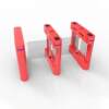 Swing gate for pedestrian passage in school community, one-card attendance access control system, smart campus scenic spot, factory small swing gate
