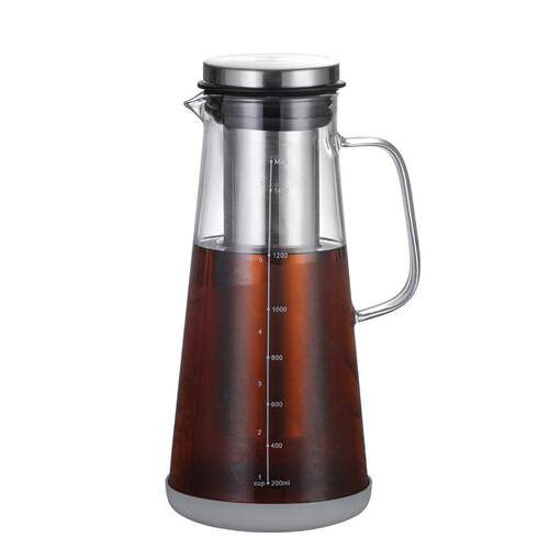 手冲玻璃冷萃咖啡壶冷泡冰滴壶咖啡分享壶玻璃冷萃杯咖啡壶滤网 - 图3