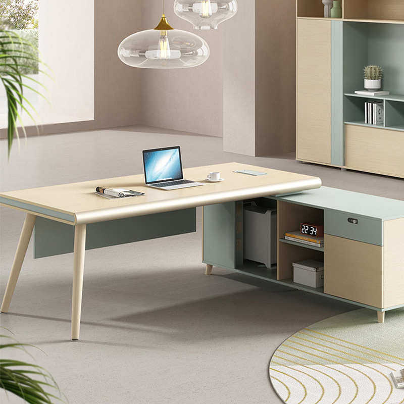 简约现代主管桌时尚经理桌北欧风老板桌单人办公桌椅组合大班台,淘宝优惠券,粉丝福利购,淘宝优惠卷