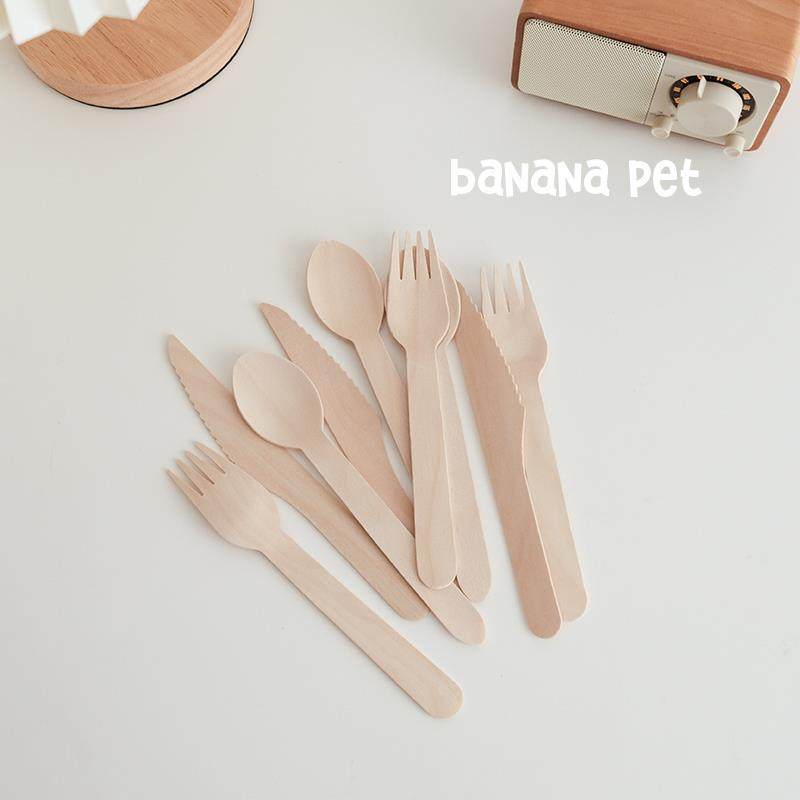 宠物派对猫咪狗生日一次性餐具金属木质刀叉套装节日蛋糕甜品道具,淘宝优惠券,粉丝福利购,淘宝优惠卷