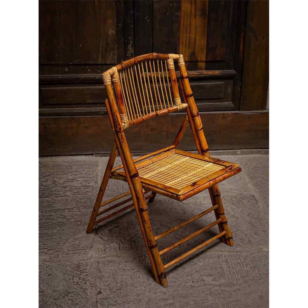 便携式室外椅子折叠凳子靠背椅老式竹编家用复古藤编户外花园,淘宝优惠券,粉丝福利购,淘宝优惠卷