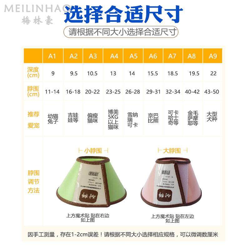 耐狮宠物伊丽莎白圈 猫狗项圈美容头套 防舔咬绝育脖圈颜色随机,淘宝优惠券,粉丝福利购,淘宝优惠卷