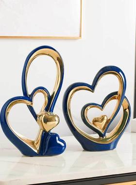 2025新款玄关摆件现代简约轻奢摆件客厅玄关酒柜装饰电视柜高级感