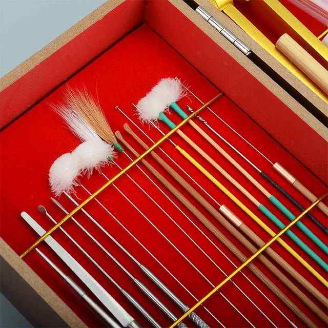 Visual ear cleaning tool ear digging spoon professional picking 9n hand high charging lamp set luminous ear punching goose feather ear