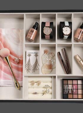 样板间梳妆台首饰套装衣柜抽屉饰品组合衣帽间岛台柜软装摆件