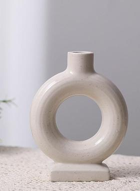 欧美ins风简约素雅陶瓷香薰蜡烛台拍照道具家居装饰摆件礼品礼物